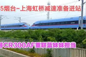 D2135次烟台-上海虹桥减速准备进站，CR300AF重联蓝妹妹担当视频封面