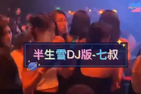 一首（半生雪DJ版-七叔），七叔的歌有人喜欢也有人很反感，不管视频封面