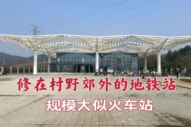 武汉有座地铁站修在郊野村外，规模宏大似火车站，一般人没来过视频封面