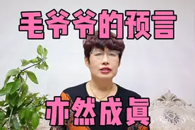 毛爷爷对外国名将说的预言，正在逐步实现，远见卓识无人能及视频封面