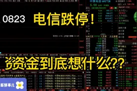 中国电信跌停！市场资金到底想干嘛？视频封面