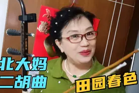 68岁大妈拉二胡，一曲《田园春色》盼疫情清零，别看水平看心情视频封面