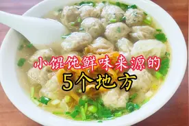 小馄饨为什么这么鲜？来源在5个地方，学会你能做得比馄饨店还鲜视频封面