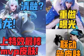 西施fmvp皮肤曝光分析，弈星重做曝光，王者新联动皮肤爆料!视频封面