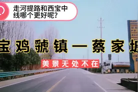 宝鸡到西安，走河提路他们说怀疑人生，哈哈！那走这条路呢？视频封面