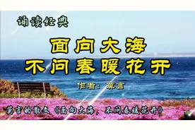 莫言：自己在欣赏别人的时候，自己也成了别人眼中的风景。视频封面