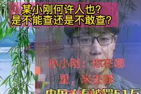某小刚何许人也？是不能查还是不敢查？视频封面