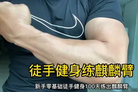 新手零基础徒手健身100天练出麒麟臂计划视频封面