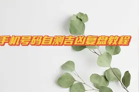 手机号码吉凶自测教程复盘国学文化易经文化视频封面