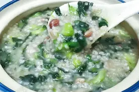 苏州媳妇教你青菜粥做法，营养丰富，5分钟吃掉3大碗，真的太香了