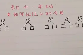一年级：数的分成中10的分成尤为重要，孩子记不住，可以这样记视频封面