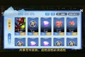 王者共享芳华，皮肤推荐，一定要看到最后