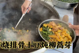 柳蒿芽还可以这样做，搭配红烧肉和土豆，媳妇第一次吃这种做法！视频封面