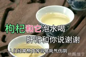 枸杞和它天生一对，泡水喝，养肝补肾，益气明目视频封面