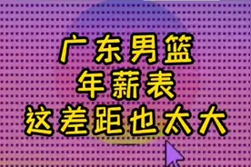 广东男篮年薪表，这差距也太大了，快来看看差距在哪里吧？视频封面