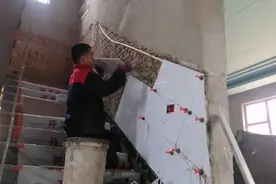 楼梯墙裙这样贴档次瞬间提升师傅的技术杠杠滴看完还不会你来找我