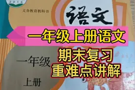 一年级期末复习重难点讲解，家长学到这一课，指导孩子复习更有效