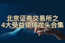 北京证券交易所之4大受益领域龙头合集视频封面