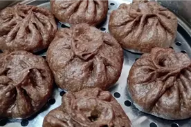 减肥期间不可错过的全荞麦面包子，皮薄馅多，无糖低脂饱腹感强视频封面