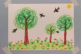幼儿园春天主题创意儿童画：春天来啦！视频封面