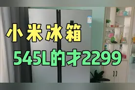 看看我家的小米电器之小米冰箱，545升双开门冰箱才2299，很划算