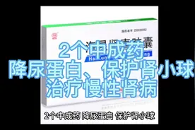 2个中成药，降尿蛋白、保护肾小球，治疗慢性肾病视频封面