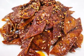 1分钟，四川妹子教你香辣豆干的做法，麻辣干香，做零食当下酒菜视频封面