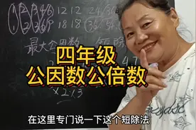 四年级的最大公因数和最小公倍数是数论中非常核心的两个概念。