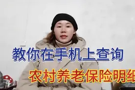 教你在手机上查询，农村养老保险明细，学会了，很方便视频封面
