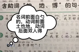 的，地，得：名词前面白勺的，动词前面土也地，动词后面双人得视频封面