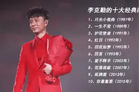 李克勤的十大经典金曲视频封面