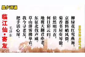 差点改写历史的诗词•临江仙•寄友•毛泽东
