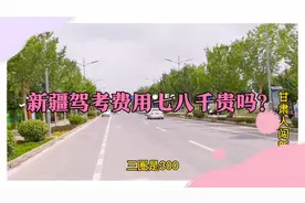 C1科目三补考三次考过了，太难了，在新疆驾考费用七八千贵吗？视频封面
