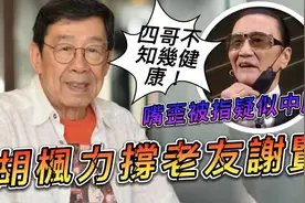 力撑四哥身体非常健康！胡枫极力否认谢贤中风：最近还一起喝茶！视频封面
