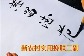 朋友慈母八十多岁仙逝，写了三副挽联前去悼念，建议收藏视频封面
