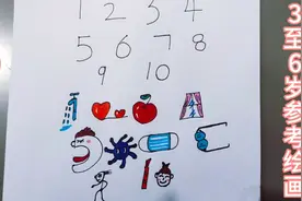 1－10数字简笔画少儿创意画儿童趣味简笔画，太好玩了，一学就会视频封面