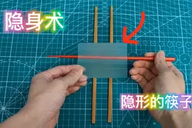 你相信隐身术吗？揭秘隐形的筷子是什么原理，科学原理魔术消失术视频封面