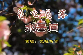 一首温柔飘逸的古风歌曲《花飞花落水云间》，好听、与你分享。视频封面