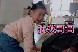 放学后哥哥写作业去了，妹妹撕心裂肺的哭要找哥哥，宝妈心疼坏了视频封面