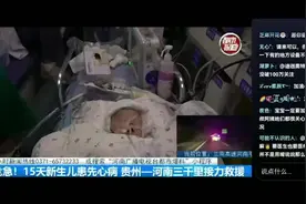 生命接力，全程护送！许平南高速紧急救援贵州先心病新生儿图片