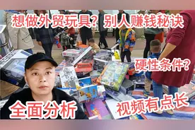 想做外贸玩具可以看一看，全面分析，少走弯路，看看你符合条件吗视频封面