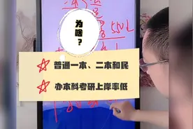 为什么普通一本、二本和民办本科考研上岸率很低？视频封面