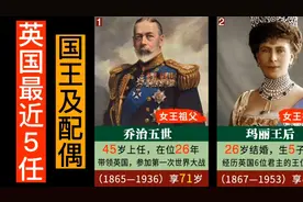 英国最近5任国王及其配偶，女王不是最长寿的，有两位活了100岁视频封面