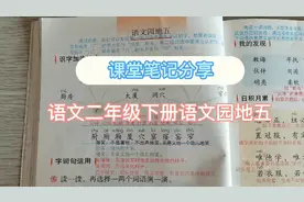 语文二年级下册语文园地五课堂笔记，巩固加深理解课本知识视频封面