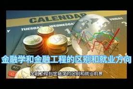 金融学和金融工程的区别和就业前景视频封面