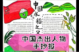 部编版小语五上第13课《少年中国说》中国杰出人物手抄报视频封面