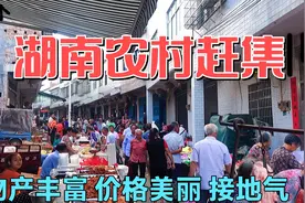湖南偏远农村集市，特产丰富，价格便宜。广东的表姐想回家吃了视频封面