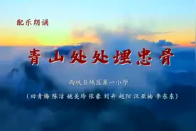 配乐朗诵，《青山处处埋忠骨》视频封面