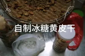 自制冰糖黄皮干，乡村小吃