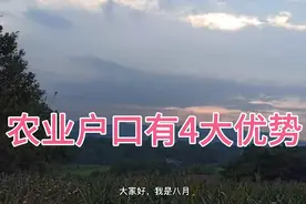 农民朋友的好消息，农业户口有4大优势，记得分享给家人视频封面